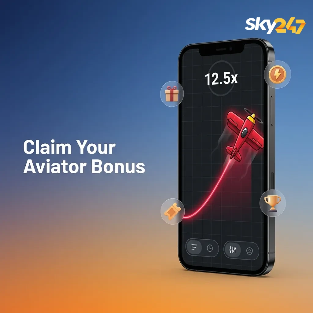 New player claiming Aviator casino bonus with deposit offers and promotional rewards displayed on screen.
