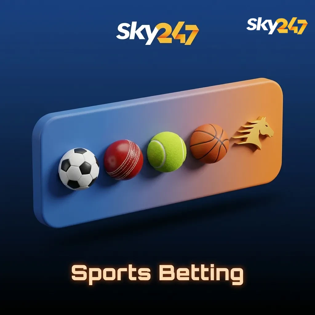 Sports betting interface showing 30+ sports including cricket, football, kabaddi, tennis, basketball and esports options.
