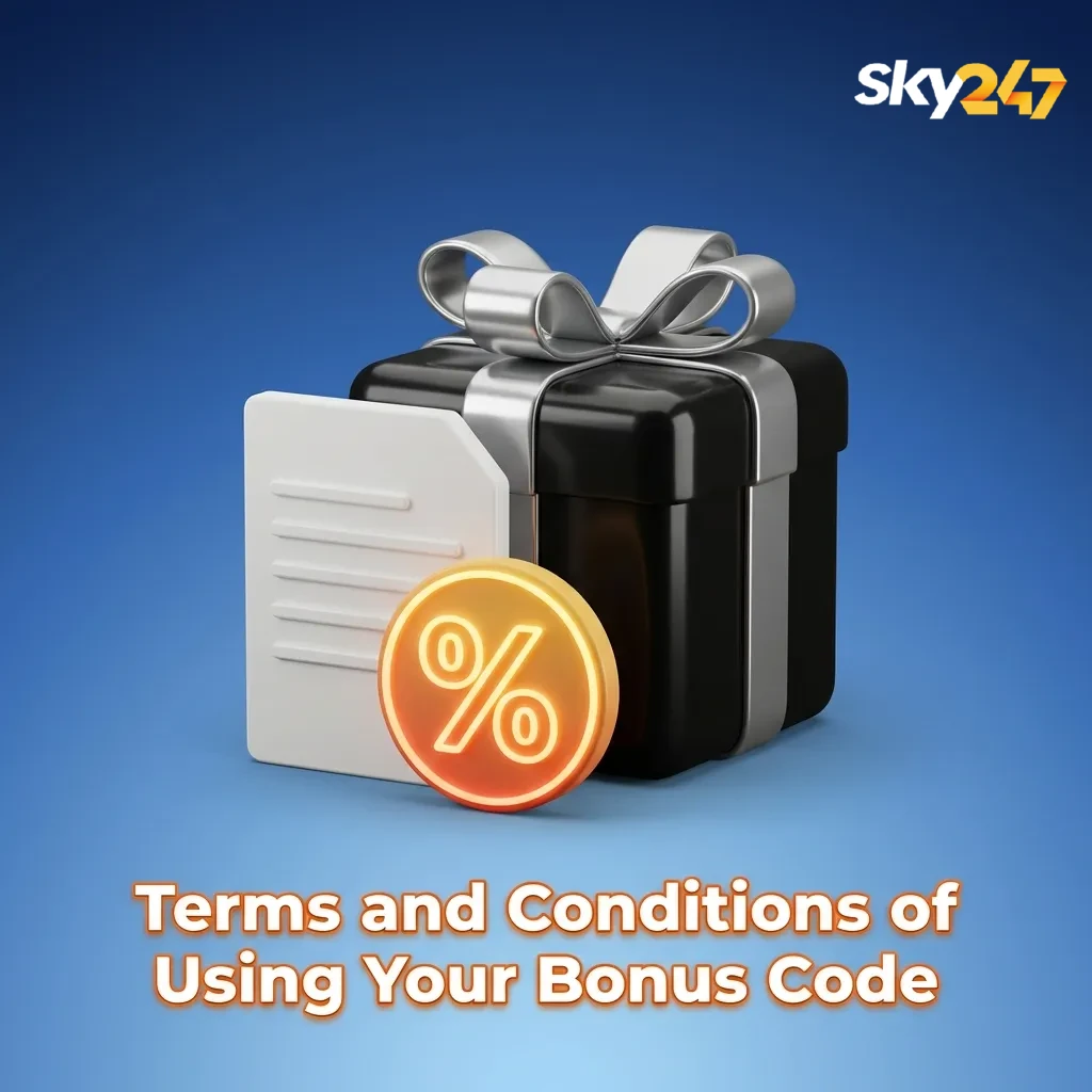 Terms and conditions list for bonus code usage including deposit limits, wagering requirements, and account verification rules.