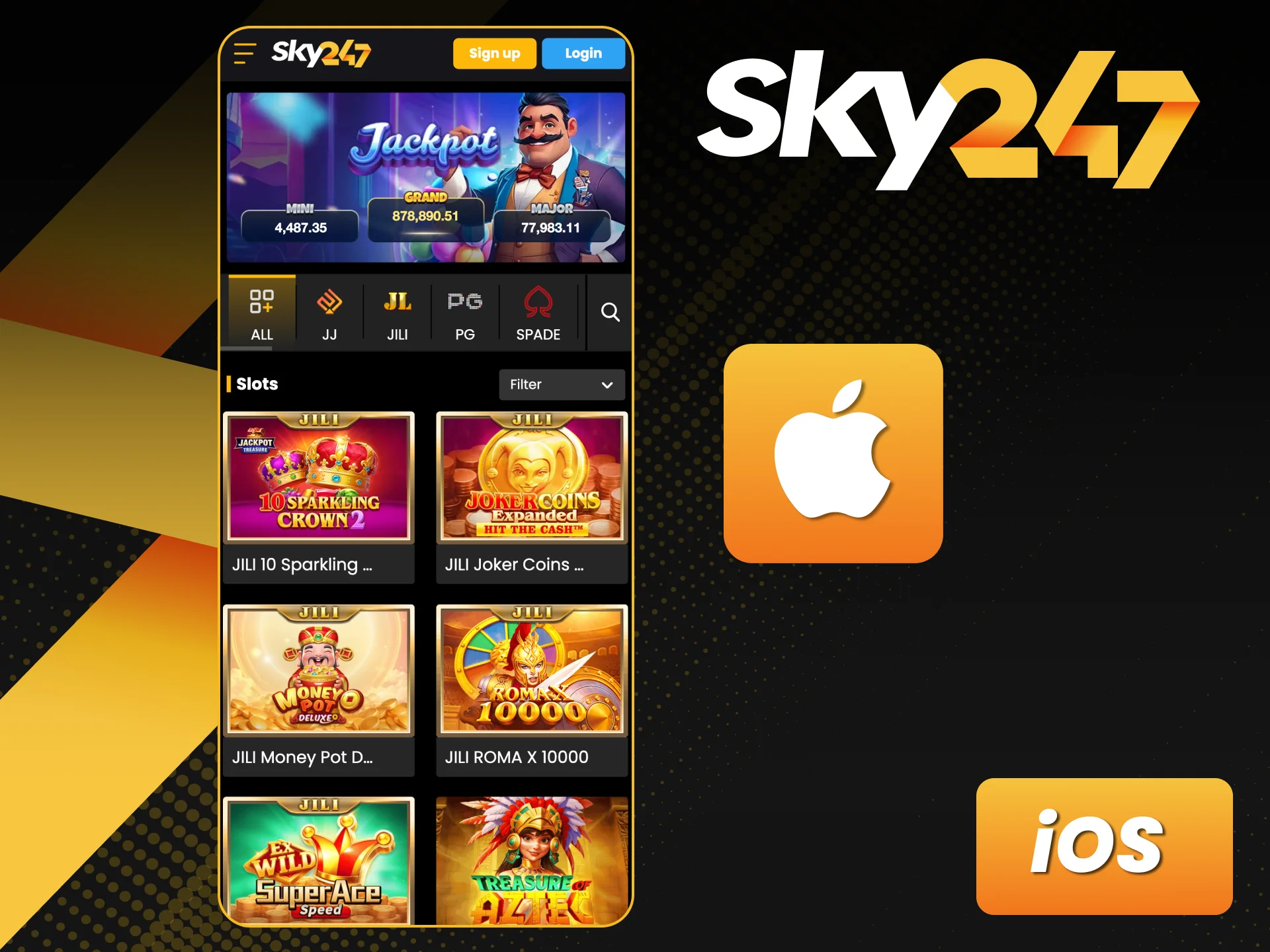 Download the Sky247 app for iPhone and iPad.