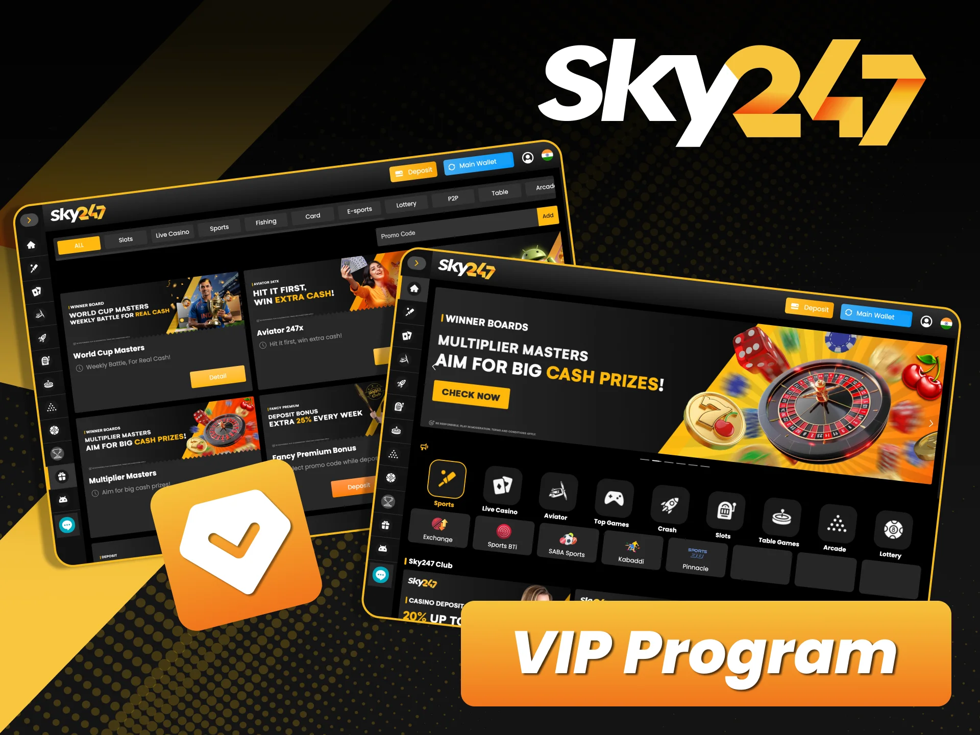 Join the Sky247 VIP program for exclusive rewards.