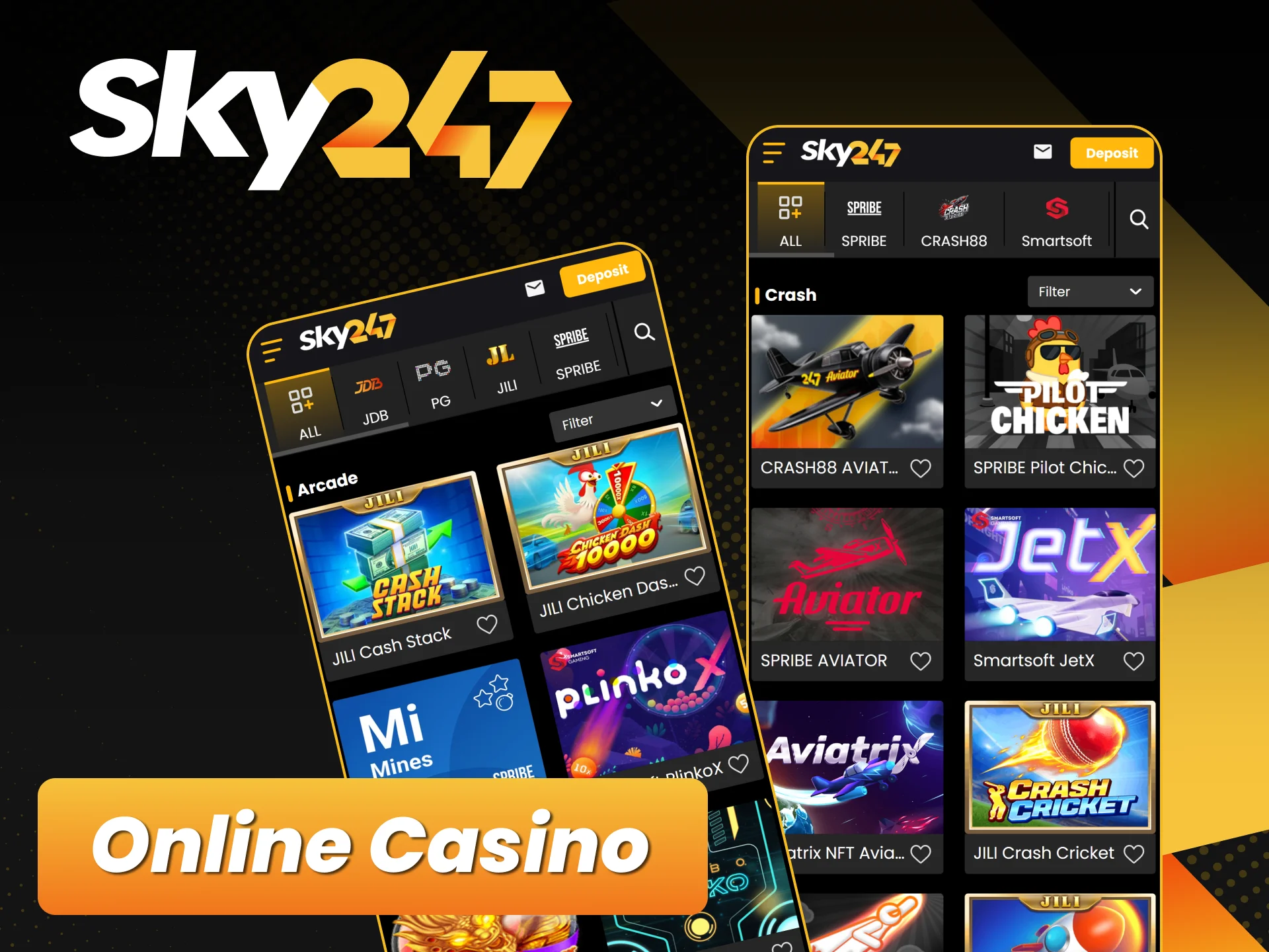 Play top-tier online casino games anytime with the Sky247 mobile app.