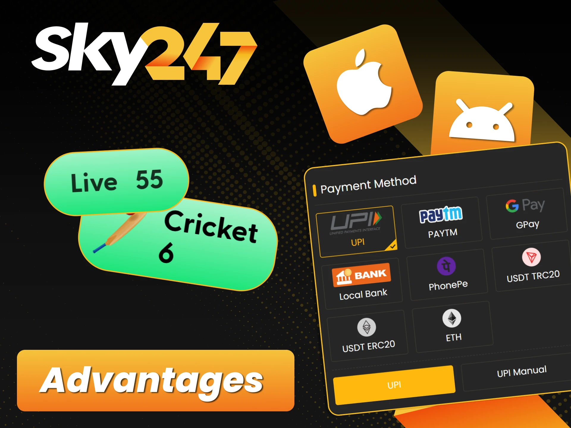 Discover the key advantages of betting on cricket with Sky247.