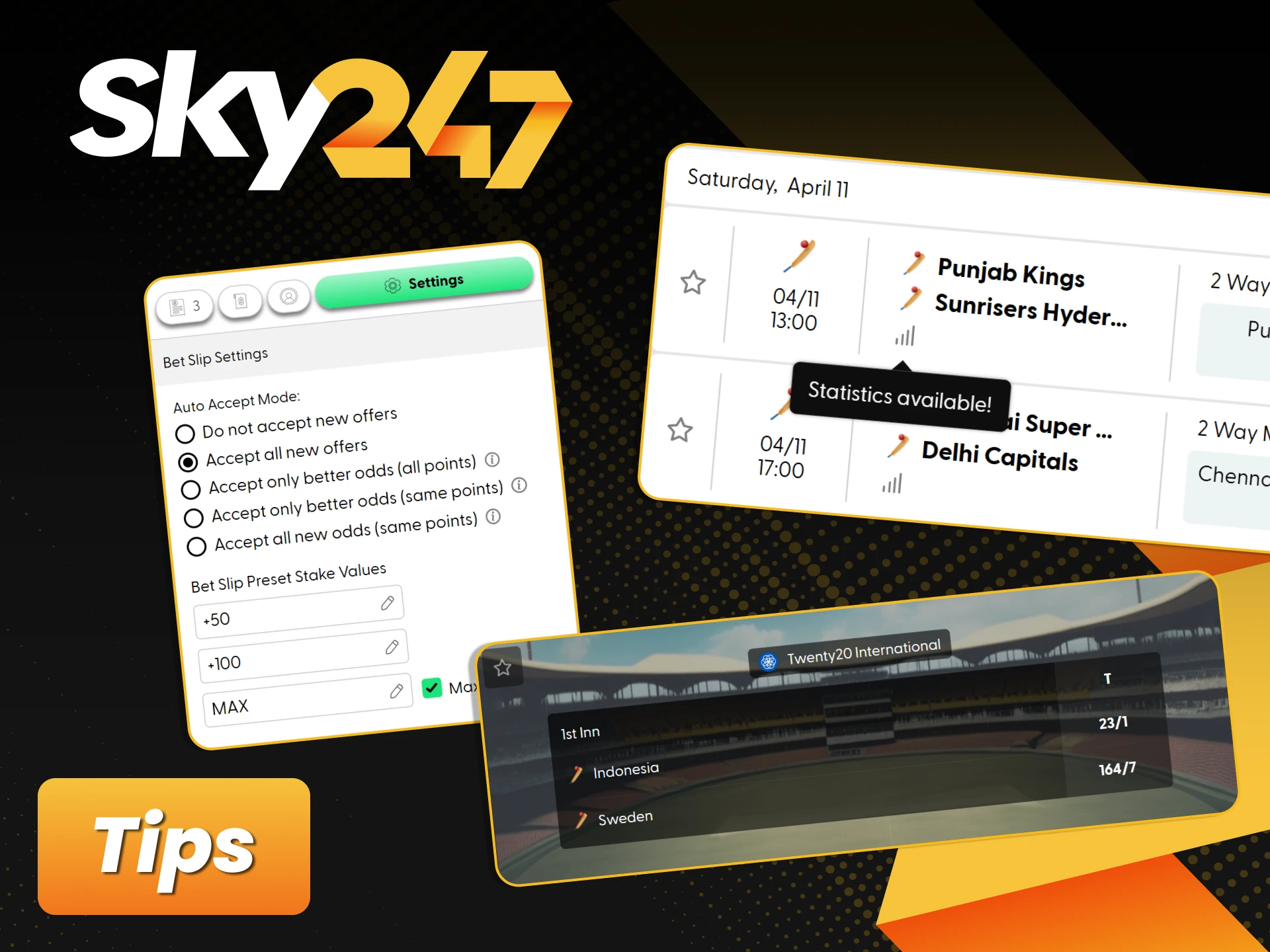 Use professional cricket betting tips at Sky247 to improve your strategy.