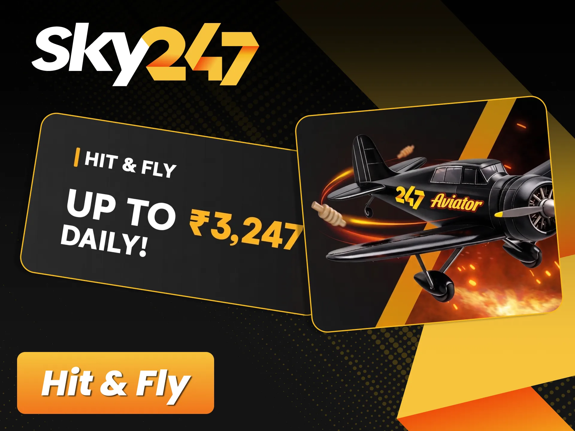 Play Aviator crash games to win cash on official Sky247.