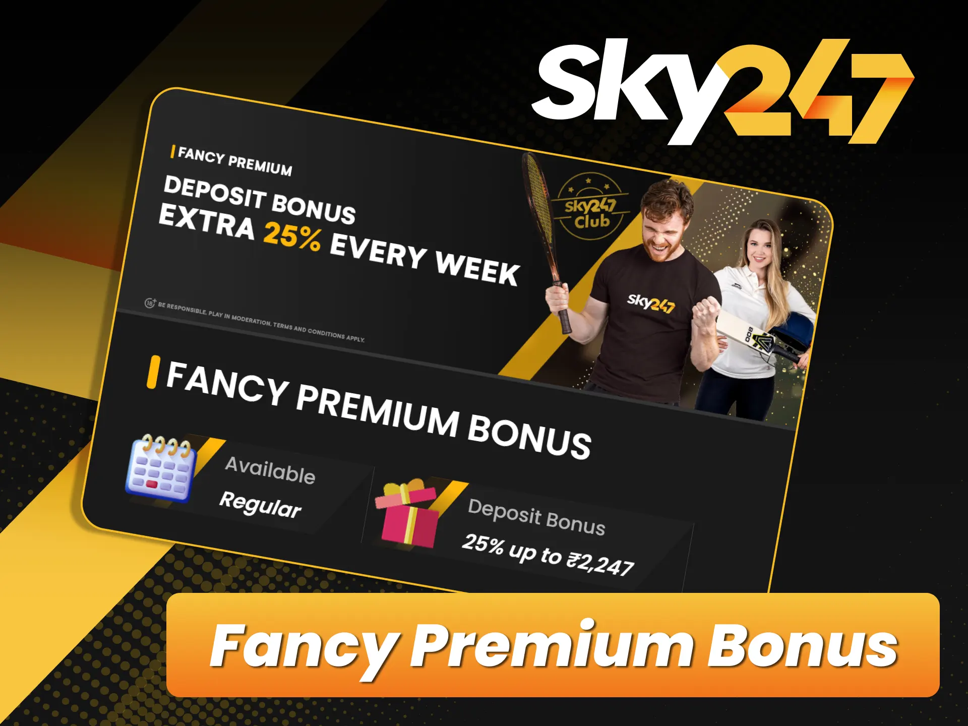 Place premium exchange cricket bets using official Sky247 bookmaker.