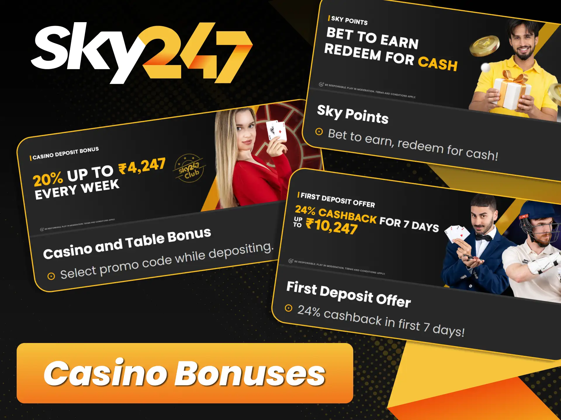 Claim your exclusive live casino welcome cashback from official Sky247.