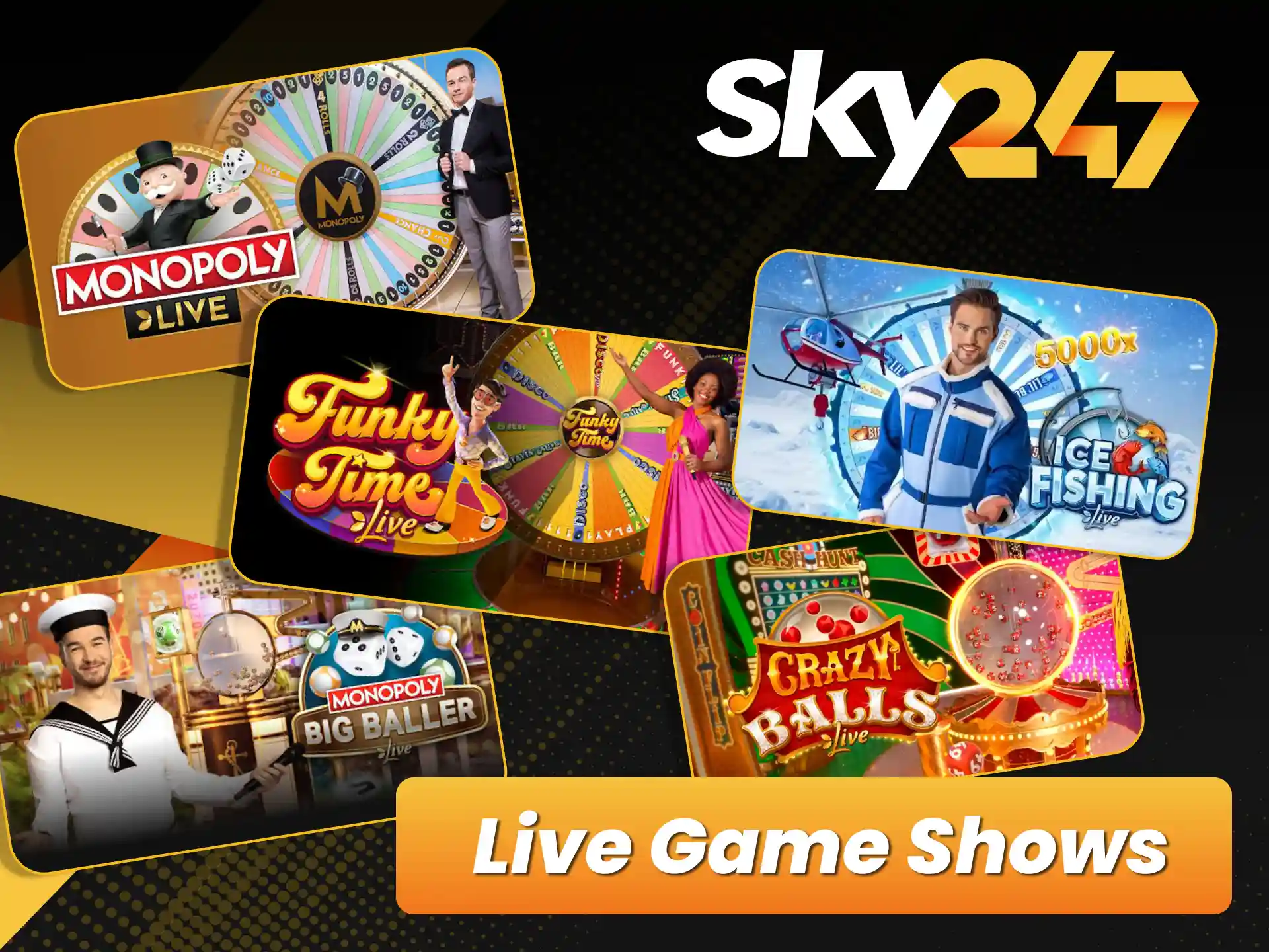 Enjoy immersive interactive live casino game shows through official Sky247.