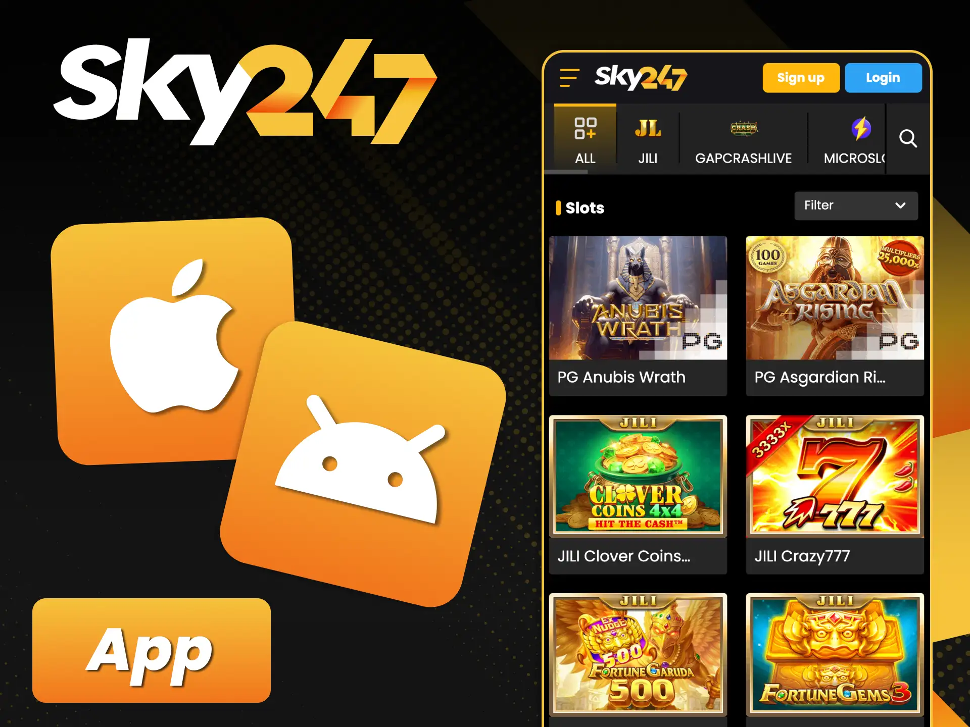 Enjoy mobile slot gaming with Sky247 across Android and iOS devices.