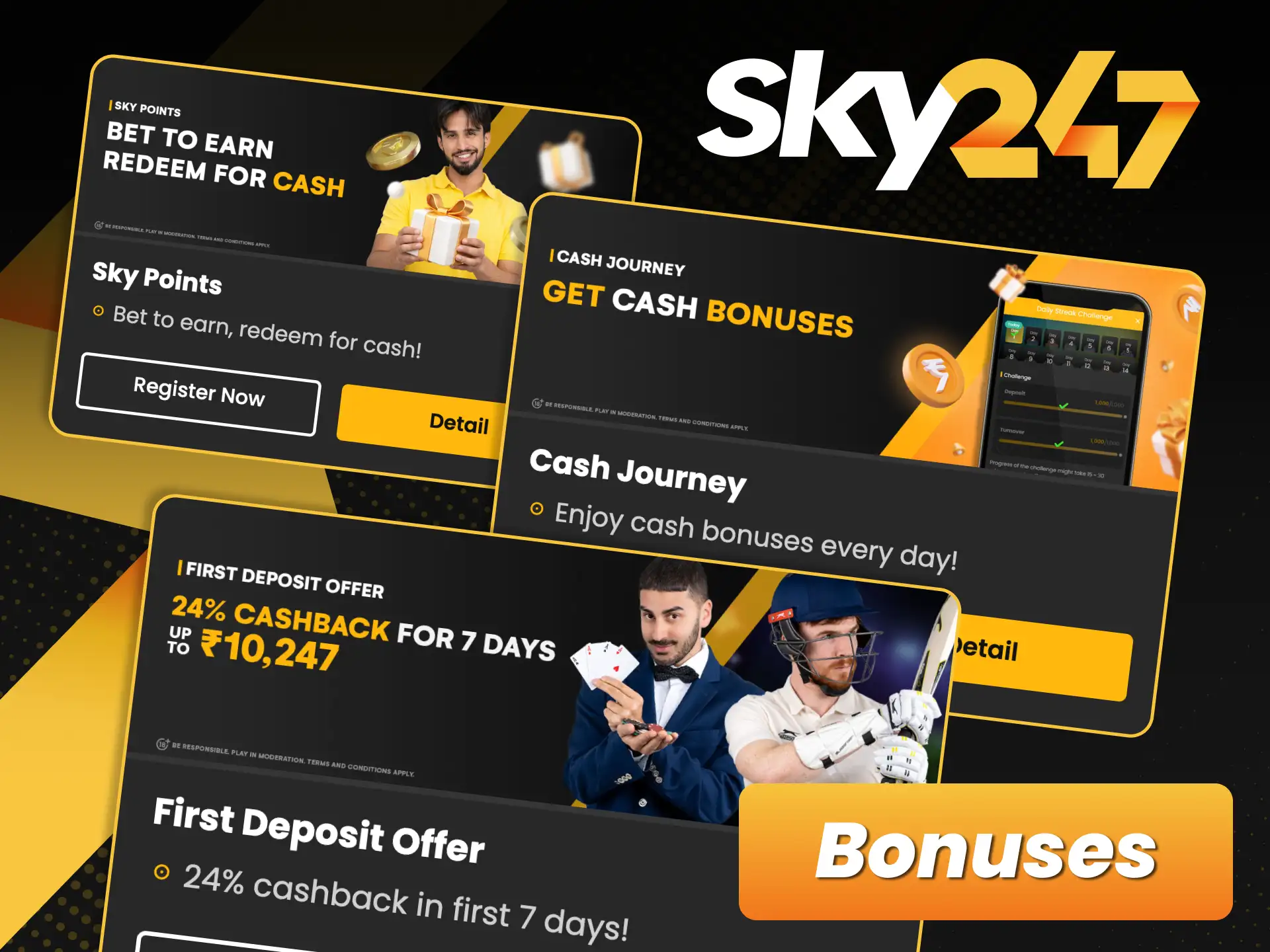 Get more from every spin with exciting casino promotions on Sky247.
