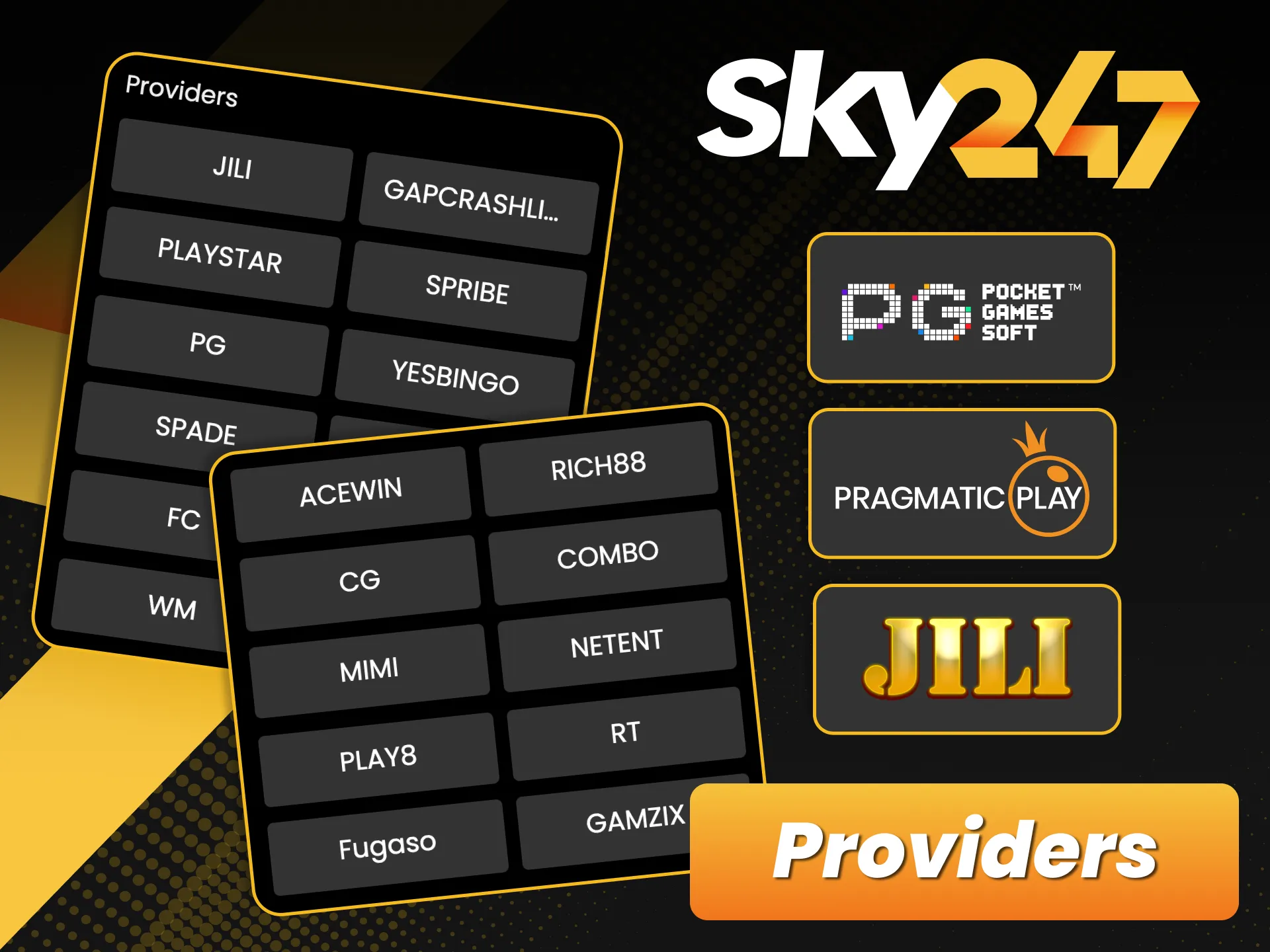 Browse top slot software brands on Sky247 and discover exciting new games.