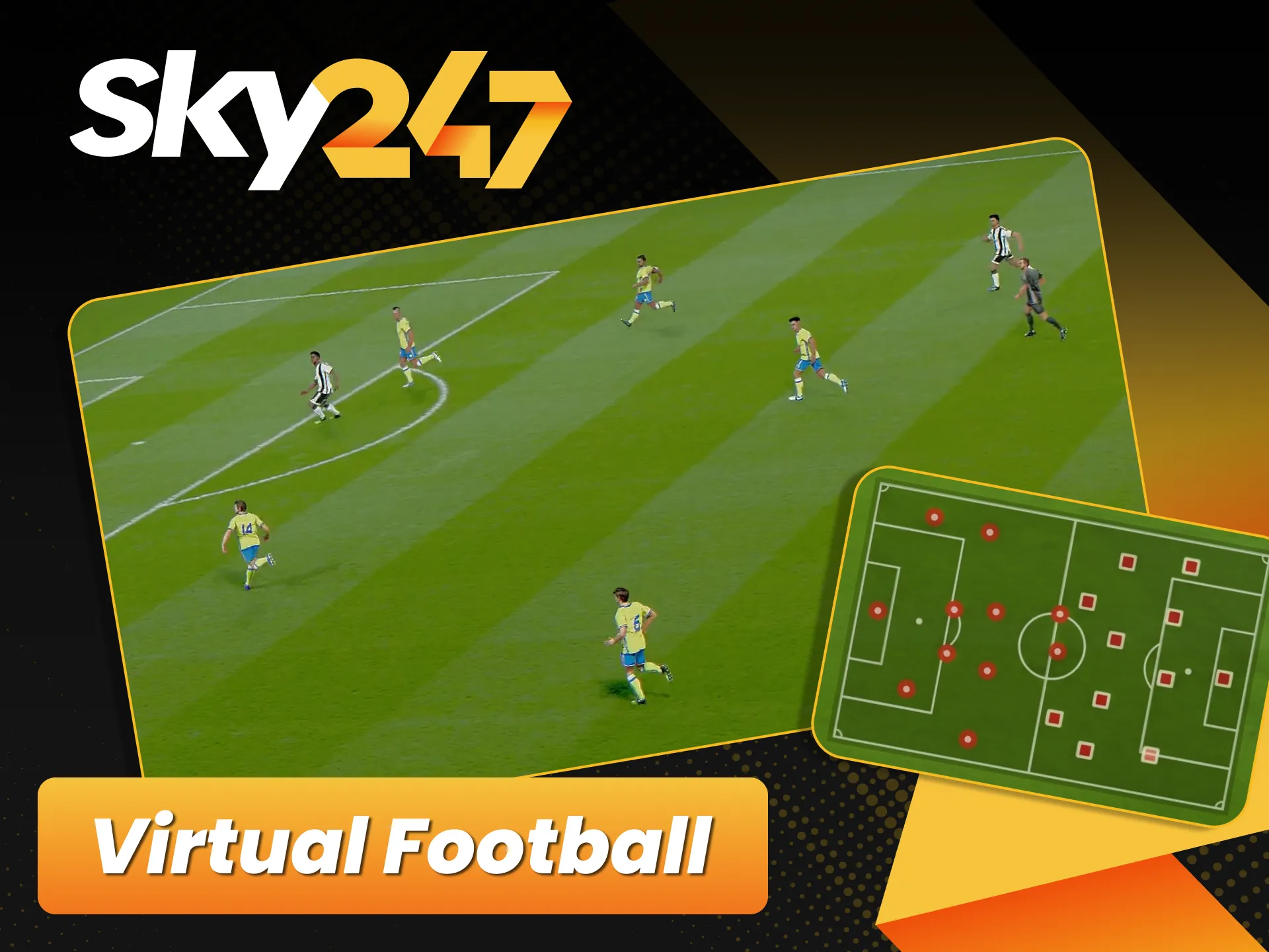 Bet on popular virtual football leagues inside official Sky247 portal.