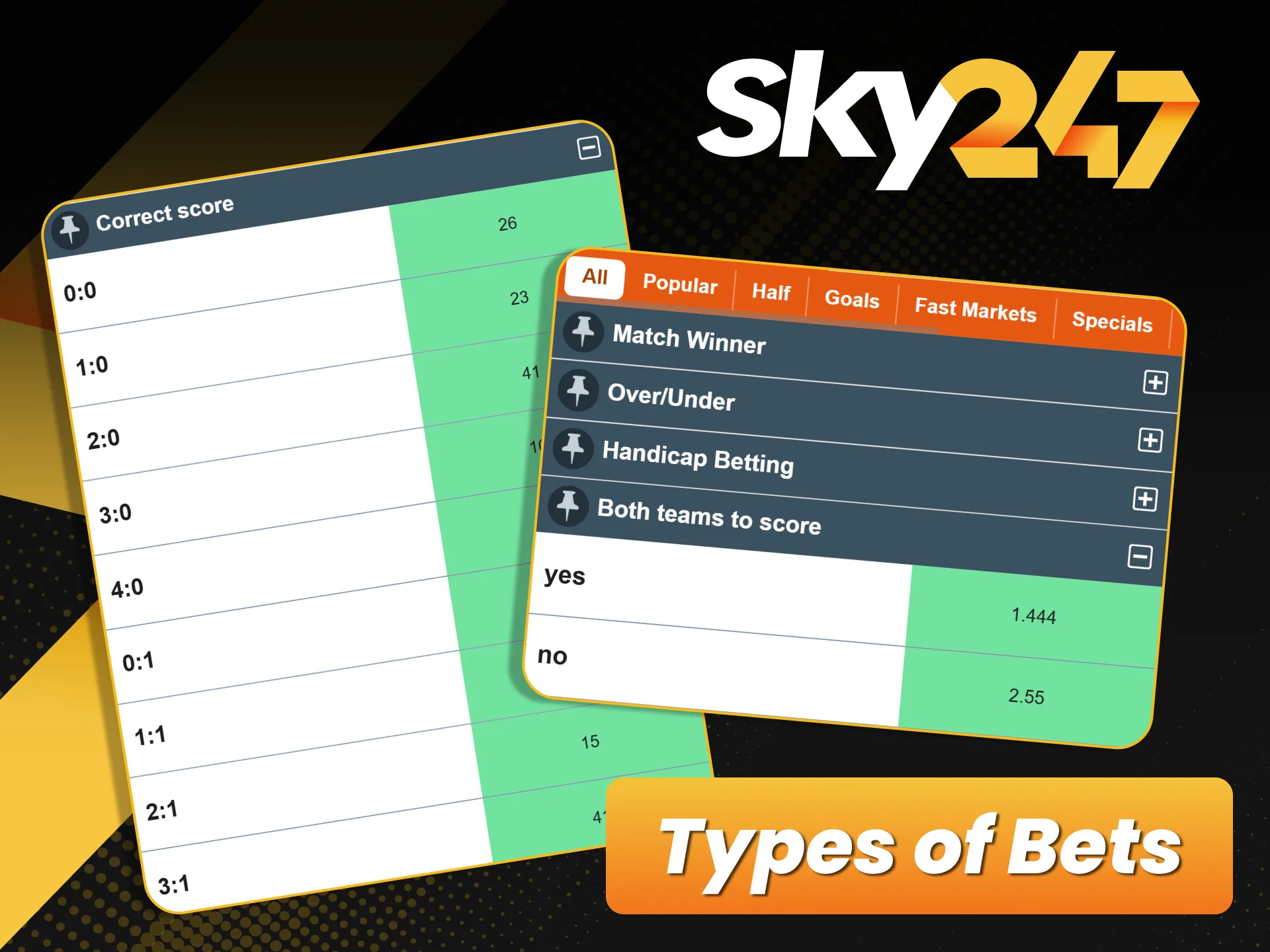 Explore diverse online sports betting options with official Sky247 site.